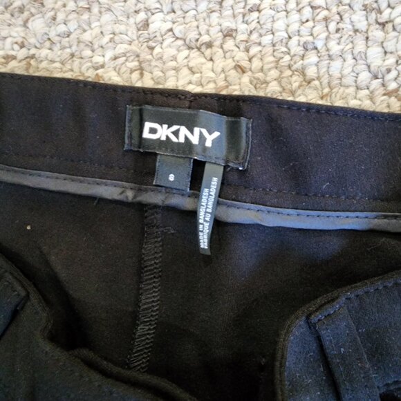 NWT DKNY Women's Dressy Black Pants Size 8 - Picture 6 of 9